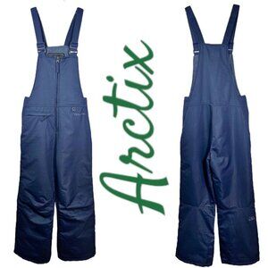 ARCTIX Youth Ski Snowboard Bib Overall Pants Navy Blue, Size Medium